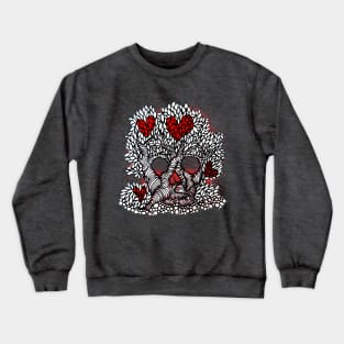 Skull heart-tree Crewneck Sweatshirt